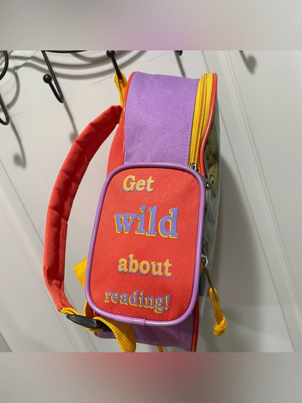 RARE Between The Lions Kid Backpack 2001 12x8.5
